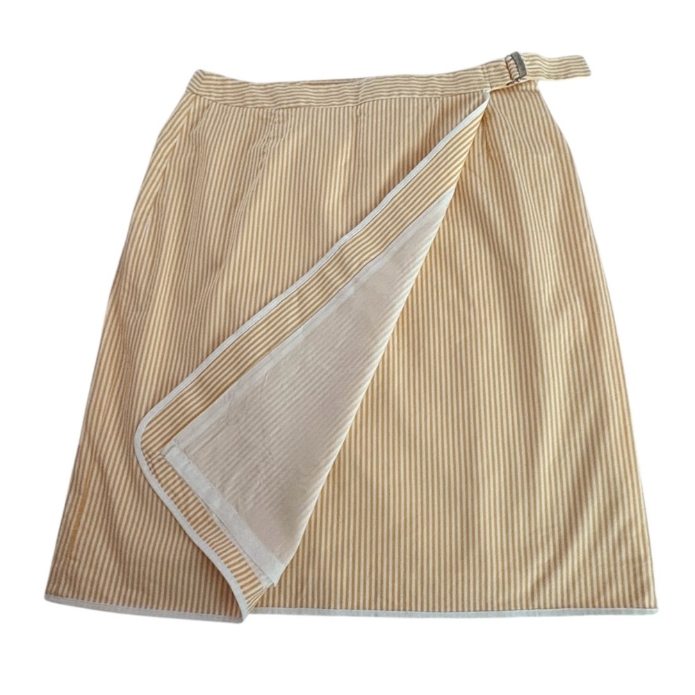 Brooks Brothers wrap skirt